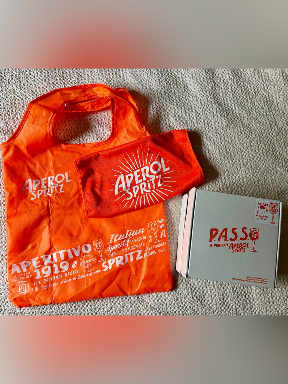 NEW! Aperol Spritz Branded Merch / Swag - 2 Complete Sets